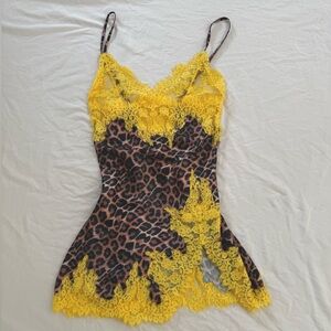 IAMGIA cheetah slip mini dress